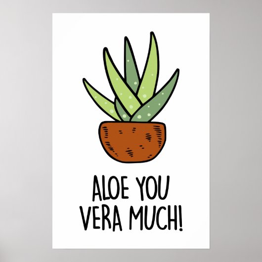 Aloe Vera Poster (Voorkant)