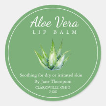 Aloë vera Salve / balsem Label