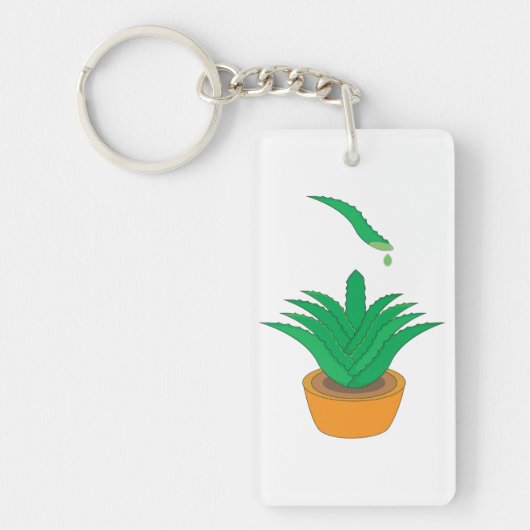 Aloe Vera Sleutelhanger (Voorkant)