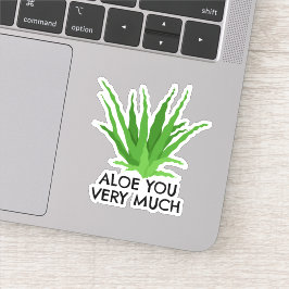 Aloë Vera Succulent Aloë je heel erg veel Sticker