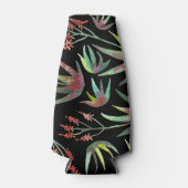 Aloe Vera Succulent Blooms Garden Waterverf Flesjeskoeler (Voorkant)