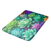 Aloë Vera vetplanten Salie Groen Badmat (Gekanteld)