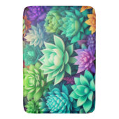 Aloë Vera vetplanten Salie Groen Badmat (Voorkant Verticaal)