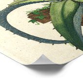 Aloe Vera Vulgaris uit 'Phytographia Curiosa', p Poster (Hoek)