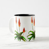 Aloe waterverf mok (Voorkant links)