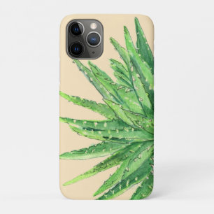 Aloe waterverf ontwerp op een fonecase. Case-Mate iPhone case