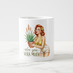 Aloe You Vera Much Tuinieren Pun Coffee Mok