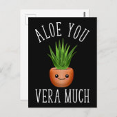 Aloe you Vera Veel Briefkaart (Voorkant / Achterkant)