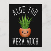 Aloe you Vera Veel Briefkaart (Voorkant)