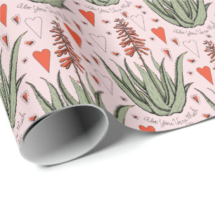 Aloe You Vera Veel Cadeaupapier