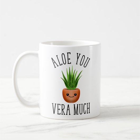 Aloe you Vera Veel Koffiemok (Links)