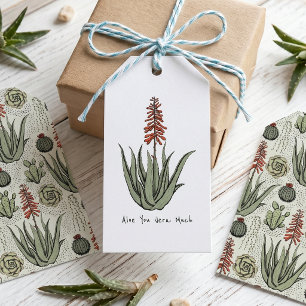Aloe You Vera Veel Plant Liefhebber Cadeaulabel