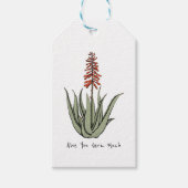 Aloe You Vera Veel Plant Liefhebber Cadeaulabel (Voorkant)