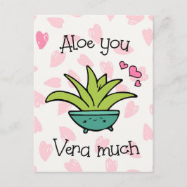 Aloge You Vera Much Cute Love Briefkaart