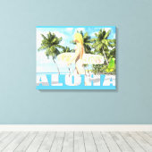 Aloha 01 canvas afdruk (Insitu (Houten vloer))
