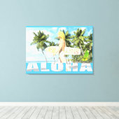 Aloha 01 canvas afdruk (Insitu (Houten vloer))