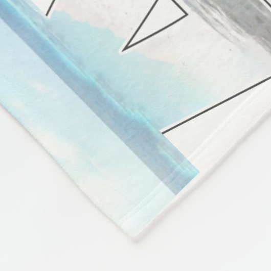 Aloha 01 fleece deken (Hoek)