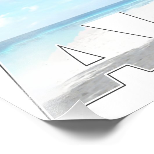 Aloha 01 foto afdruk (Hoek)