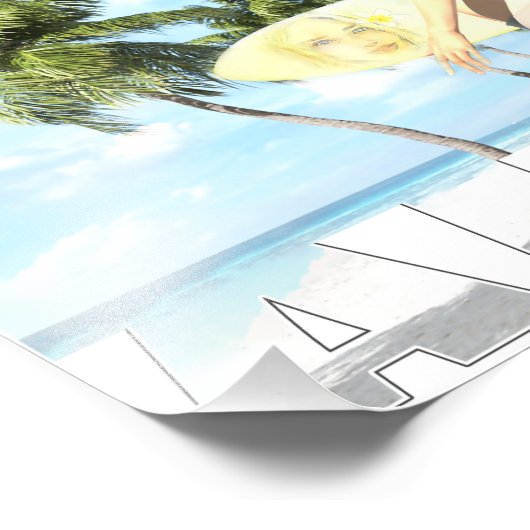 Aloha 01 foto afdruk (Hoek)