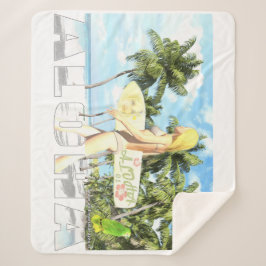 Aloha 01 sherpa deken