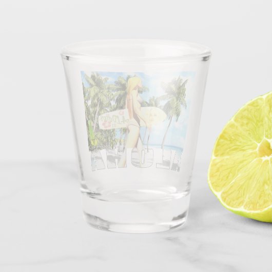 Aloha 01 shot glas (Achterkant)