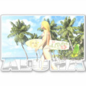 Aloha 01 sticker (Voorkant)