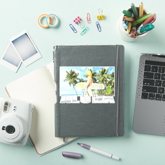 Aloha 01 sticker (iPad Cover)