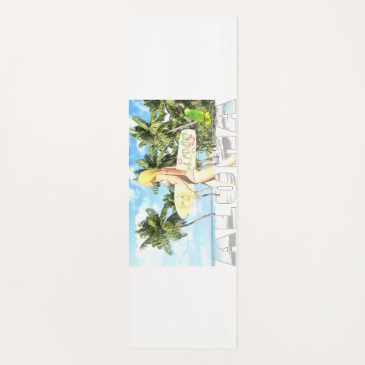 Aloha 01 yogamat (Voorkant)