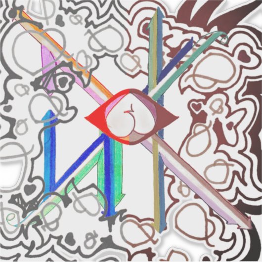 ALOHA 25 LGM Clear Sticker (Voorkant)