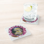 ALOHA 27 GLAZEN ONDERZETTER (Schuin)