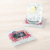 ALOHA 2 11 GLAZEN ONDERZETTER (Schuin)