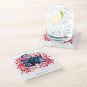 ALOHA 2 5 VERSIE 1 GLAZEN ONDERZETTER (Schuin)