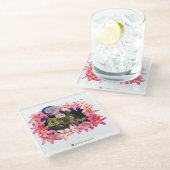 ALOHA 2 7 VERSIE 1 GLAZEN ONDERZETTER (Schuin)