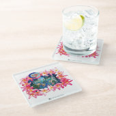 ALOHA 2 8 GLAZEN ONDERZETTER (Schuin)