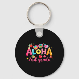 Aloha 2e klas zomer vakantie strand leraar schoo sleutelhanger