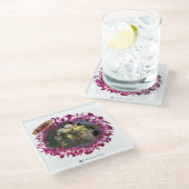 ALOHA 33 VERSIE 1 GLAZEN ONDERZETTER (Schuin)