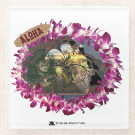 ALOHA 33 VERSIE 1 GLAZEN ONDERZETTER