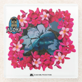 ALOHA 3 14 GLAZEN ONDERZETTER