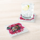 ALOHA 3 1 GLAZEN ONDERZETTER (Schuin)