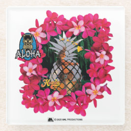 ALOHA 3 2 GLAZEN ONDERZETTER