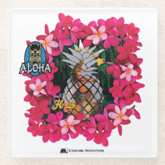 ALOHA 3 2 GLAZEN ONDERZETTER