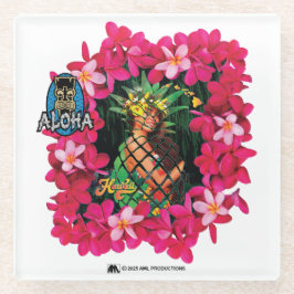 ALOHA 3 4 GLAZEN ONDERZETTER