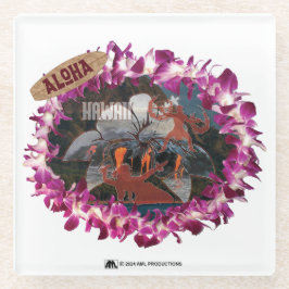 ALOHA 41 GLAZEN ONDERZETTER