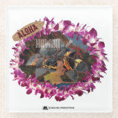 ALOHA 43 GLAZEN ONDERZETTER (Voorkant)