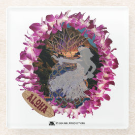 ALOHA 49 VERSIE 1 GLAZEN ONDERZETTER