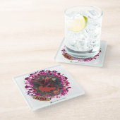 ALOHA 53 GLAZEN ONDERZETTER (Schuin)