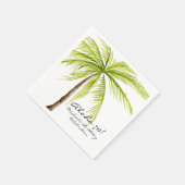 Aloha 70e verjaardag Tropical Beach Party Servet (Hoek)