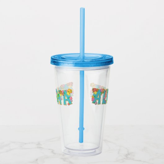 Aloha Acryl Drinkbeker (Rechts)