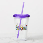 Aloha Acryl Drinkbeker (Achterkant)