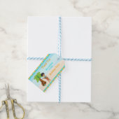 Aloha African American Boy Cadeaulabel (Met Touw)